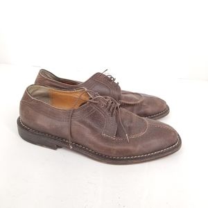 B47 Brown Hand Made Sutor Mantellassi Shoes Norvegese Welt, Size 9 Split Toe